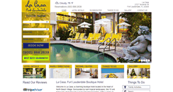 Desktop Screenshot of lacasafortlauderdale.com